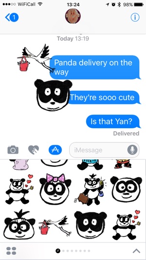 Panda Babies Stickers(圖4)-速報App