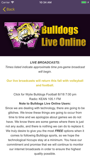 Bulldogs Live Online(圖3)-速報App