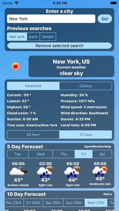 Weather Centre 10 Day Forecast screenshot 3