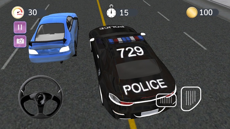 Crazy Police Car Chase screenshot-3