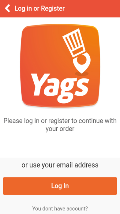 How to cancel & delete Yags Food Ordering App from iphone & ipad 3