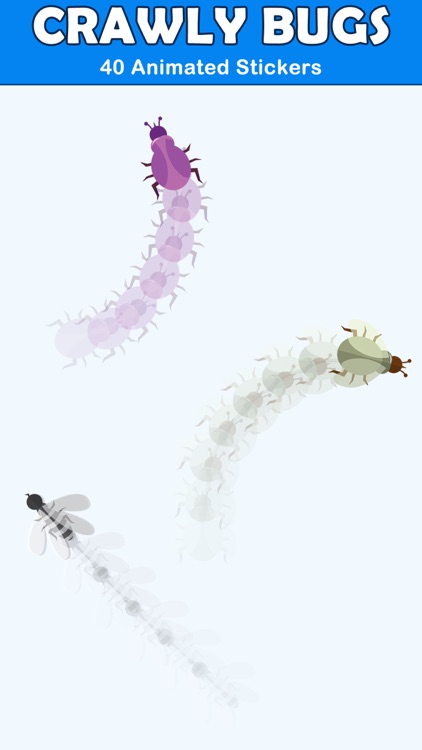 Crawly Bugs Animated Stickers