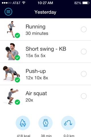 DynaMe Fitnesscoach screenshot 2