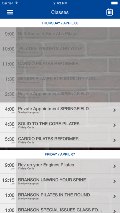 Shape Shifters Pilates screenshot 3