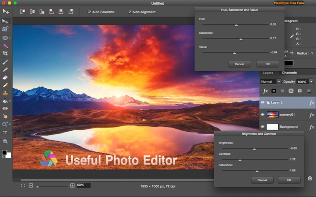 Mac Photo Editor Pixelstyle Photo Editor For Mac