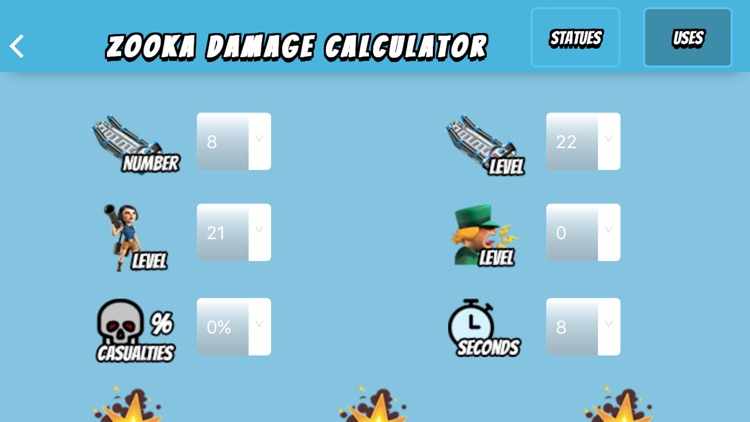 Calculator for Boom Beach Lite