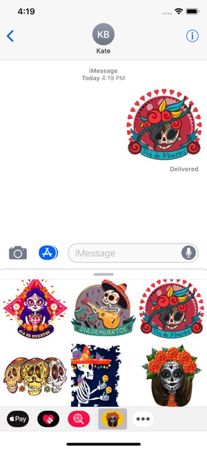 Dia De Muertos Reborn Stickers