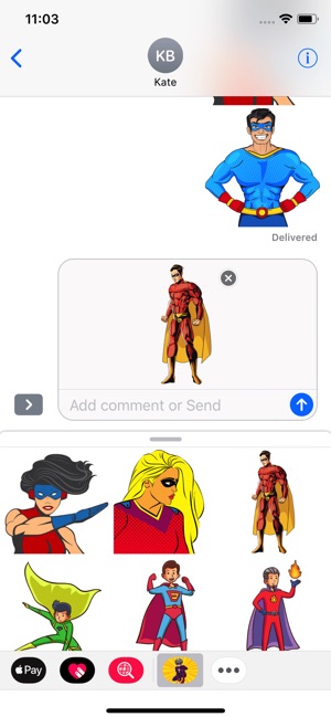 Comic Superhero Stickers(圖3)-速報App