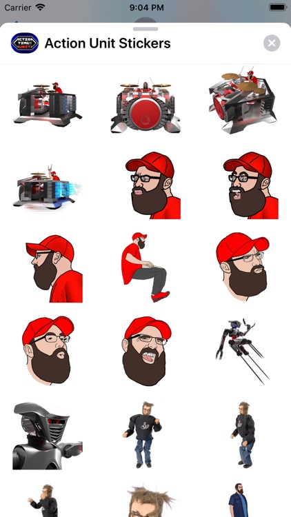 Action Unit Stickers screenshot-3