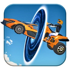 Activities of Extreme Car Jump Stunt Driving