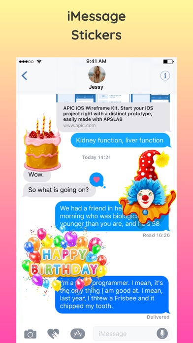2018 Happy Birthday Stickers screenshot 4