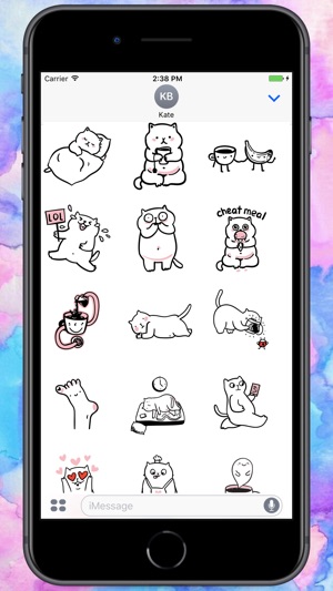 Pun Kitty Stickers