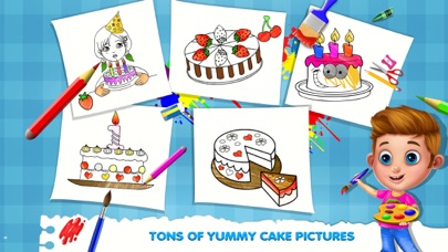 How to cancel & delete Cake Coloring Page Game from iphone & ipad 2