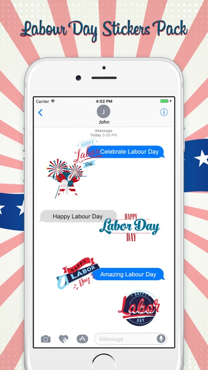 Labor Day Greetings Emojis screenshot-3