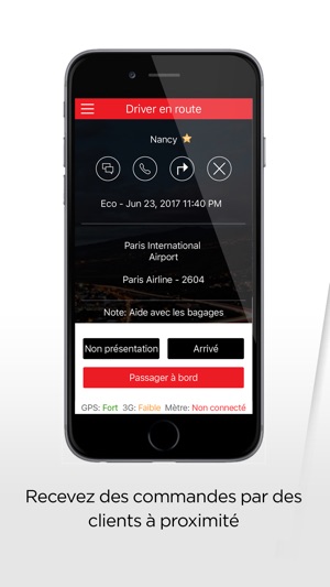 Chauffeur App - The driver app