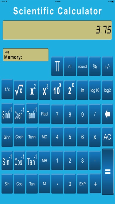 Scientific Calculator Easy screenshot 4