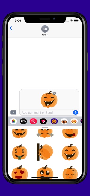 Halloween Pumpkin smiley moji(圖4)-速報App