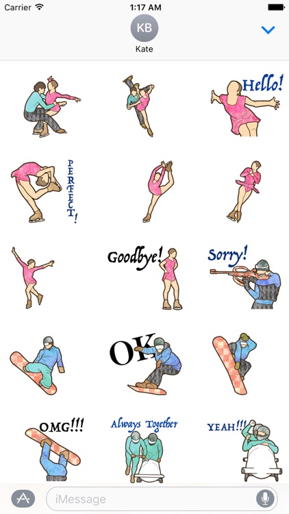 Winter Games Sportmoji Sticker