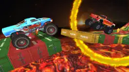 Game screenshot Monster Truck Stunts on Lava: Real Racing apk