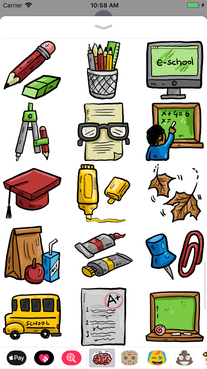 Back 2 School Stickers