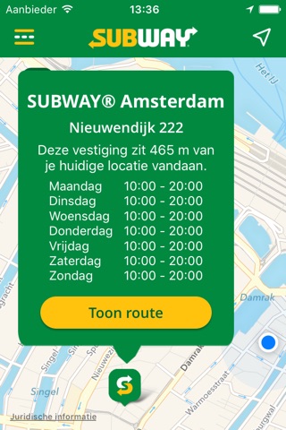 SUBWAY® Nederland screenshot 4
