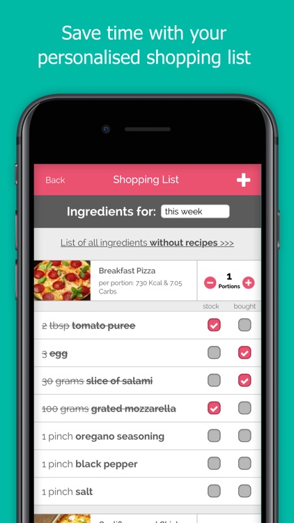 Low Carb Recipes & Meal Plan screenshot-3