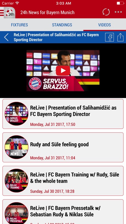 24h News for Bayern Munich