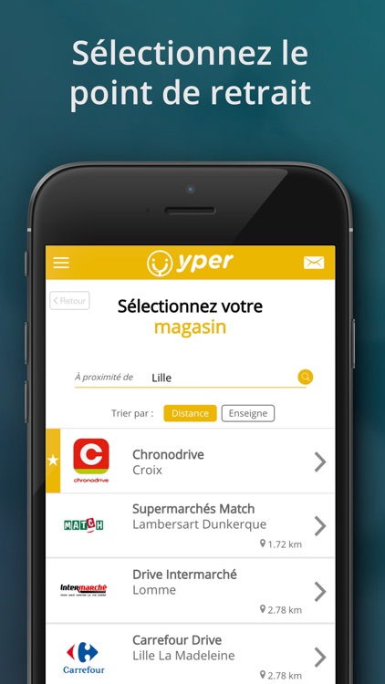 Yper, livraison de courses