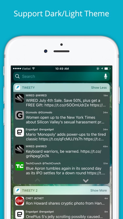 Tweety Pro - Show Twitter Timeline on Lock Screen