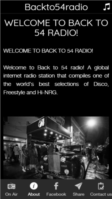 Backto54Radio screenshot 2