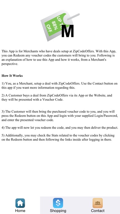 Zipcode Offers Merchant App screenshot 2