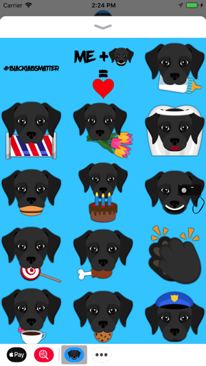 Black Labrador Emoji(圖1)-速報App