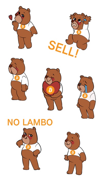 Bitcoin Animal Stickers screenshot 4