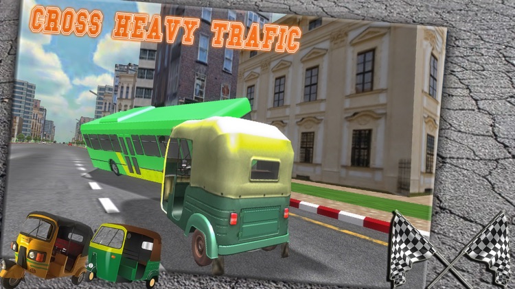 Highway Tuk Tuk Traffic Racer screenshot-3