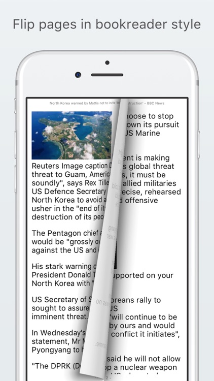 Web page text only reader screenshot-3