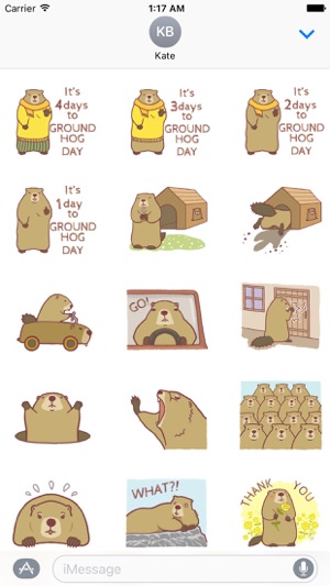 Happy Groundhog Day Sticker(圖2)-速報App