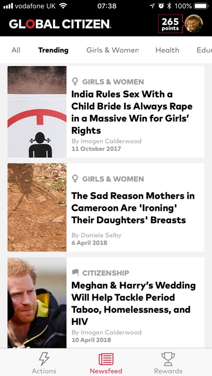 Global Citizen: Take Action