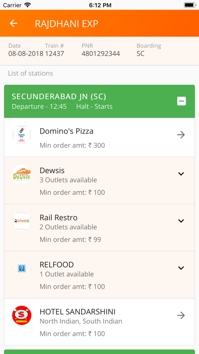 How to cancel & delete IRCTC Catering - Food on Track from iphone & ipad 2