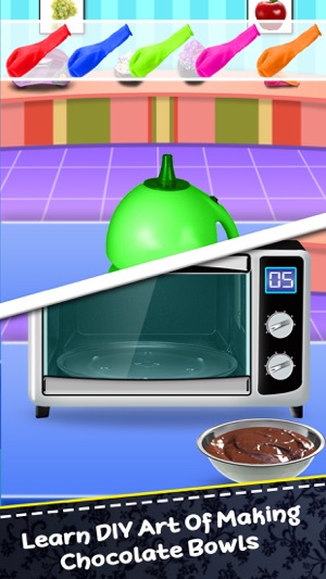 Balloon Chocolate Bowl Maker Game! Dessert Chef(圖2)-速報App