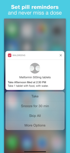 walgreens on the app