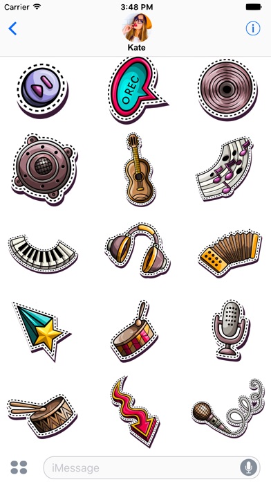 Music Stickers for messages screenshot 4
