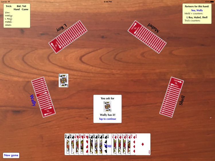 Universal Pinochle screenshot-3