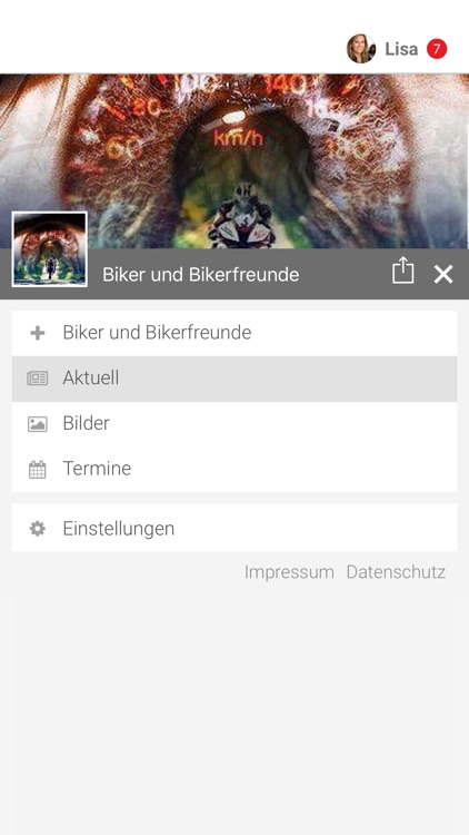 Biker und Bikerfreunde