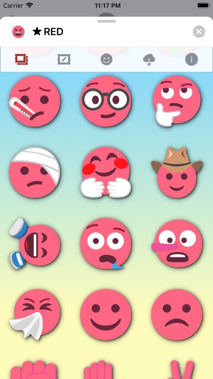 RED Emoji • Stickers screenshot-9