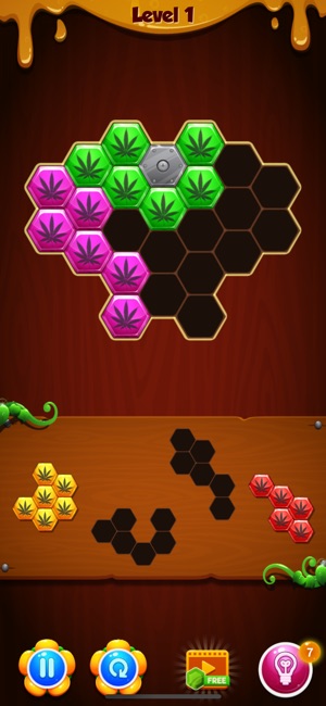 Hexa Weed - hemp block puzzle(圖2)-速報App