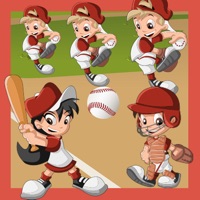 Baby Puzzle Base-ball Kids Game for Small Children. Sort-ing Objects by size