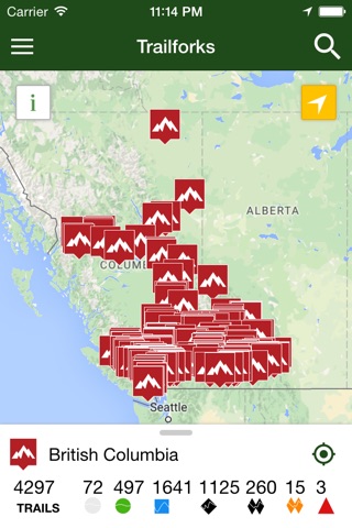 Trailforks: Offline Bike Maps screenshot 4