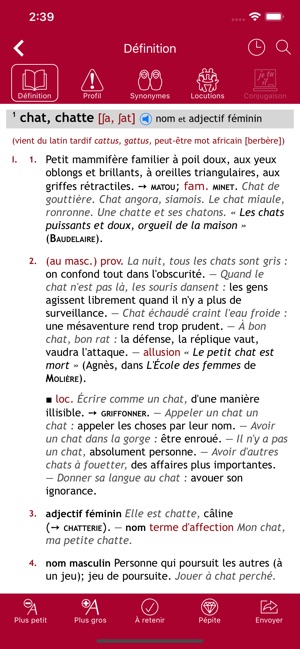 Dictionnaire Le Robert Mobile(圖3)-速報App