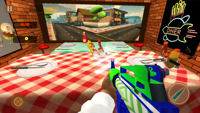 跑 香肠 射手 FPS 游戏