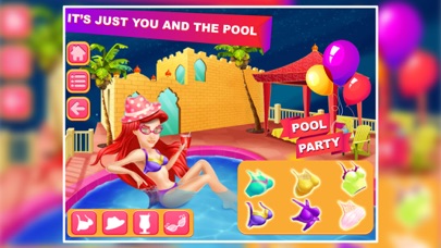 Princess Pool Party Girls Game screenshot 3